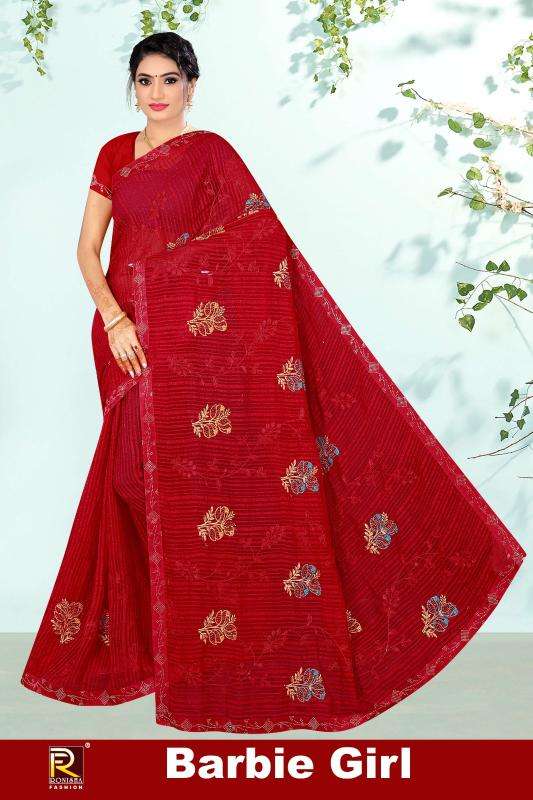 Ronisha Barbie girl  Saree exporters in Mumbai