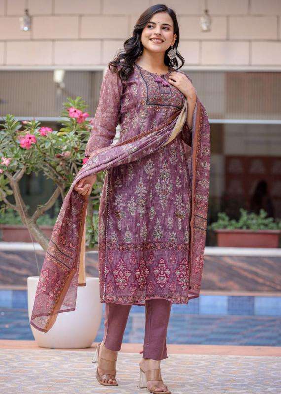 Sabella Chanderi Silk Kurti fabric suppliers in Surat