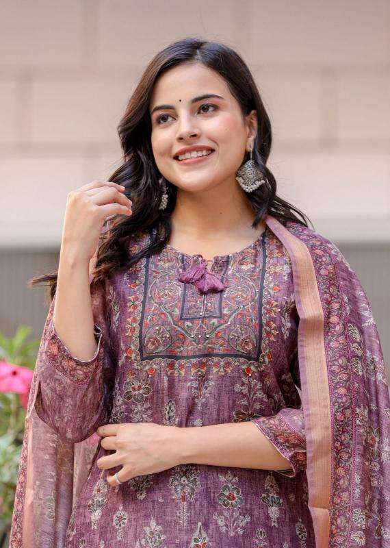 Sabella Chanderi Silk Kurti fabric suppliers in Surat