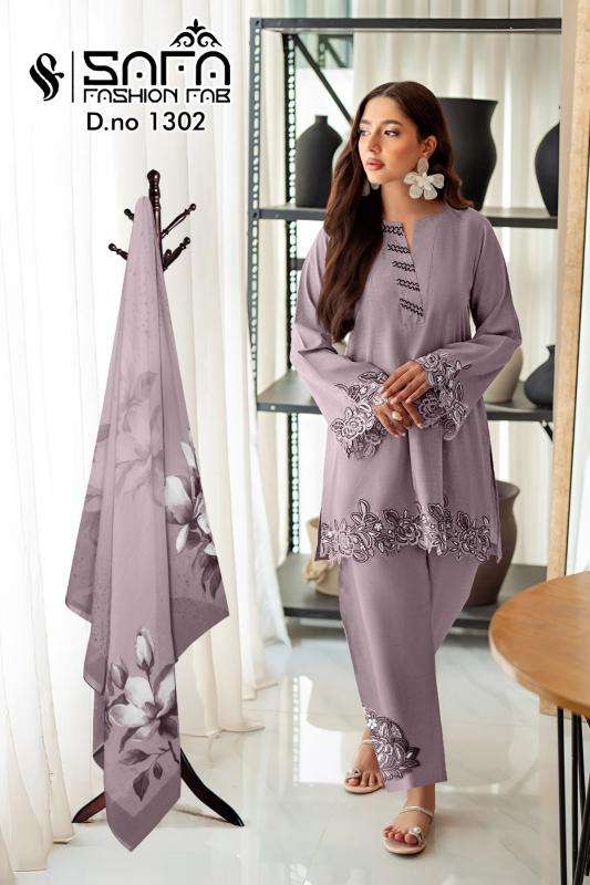 Safa Fashion Fab 1302  Surat Net Salwar Kameez Wholesale