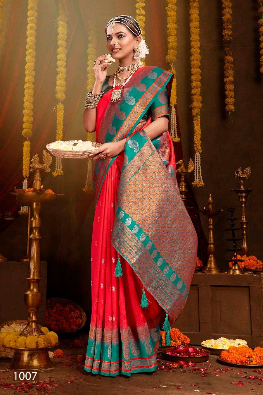 Saroj Meraki silk vol.1 50*600 Saree shopping online cash on delivery