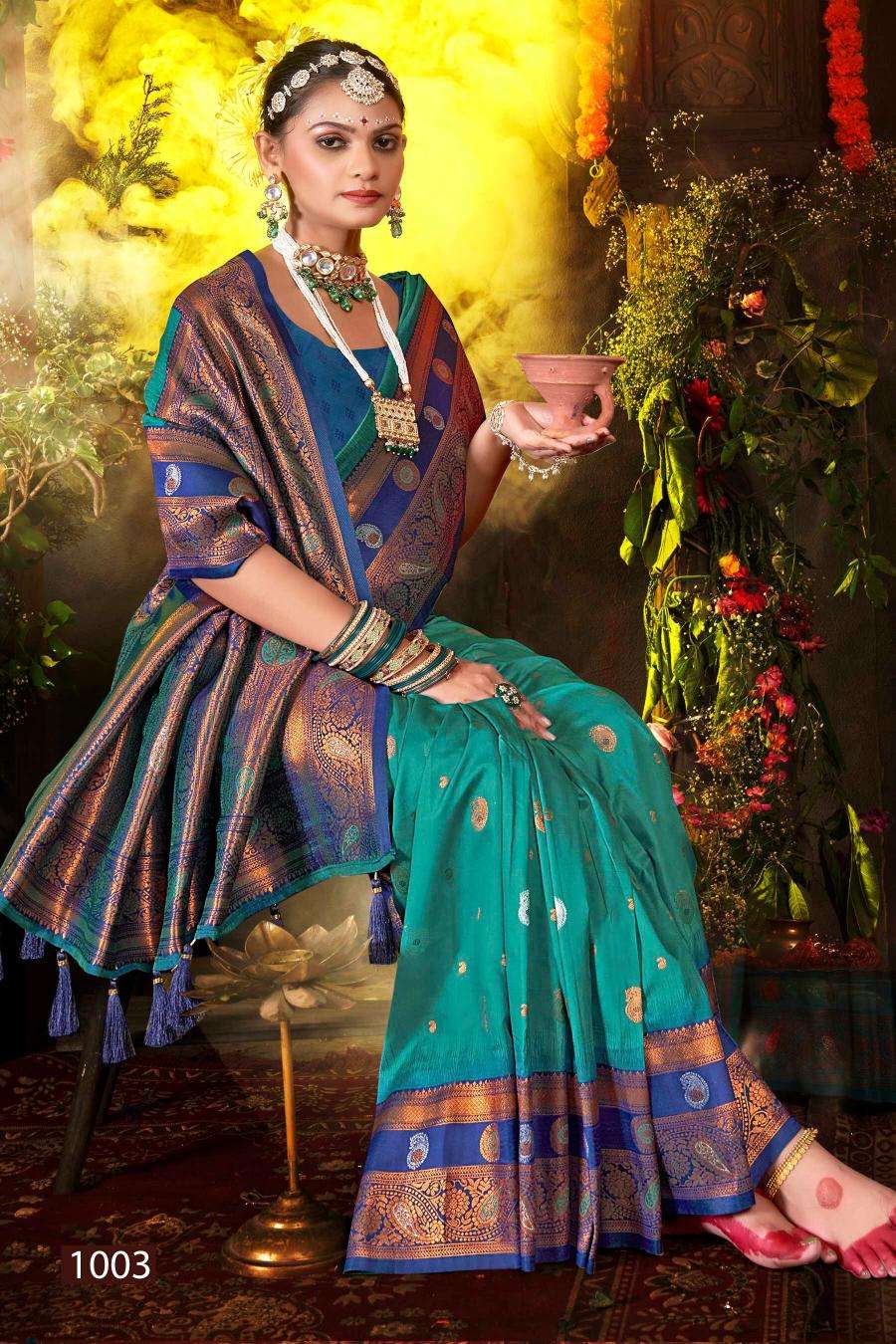 Saroj Meraki silk vol.2 50*600 Best saree collection online