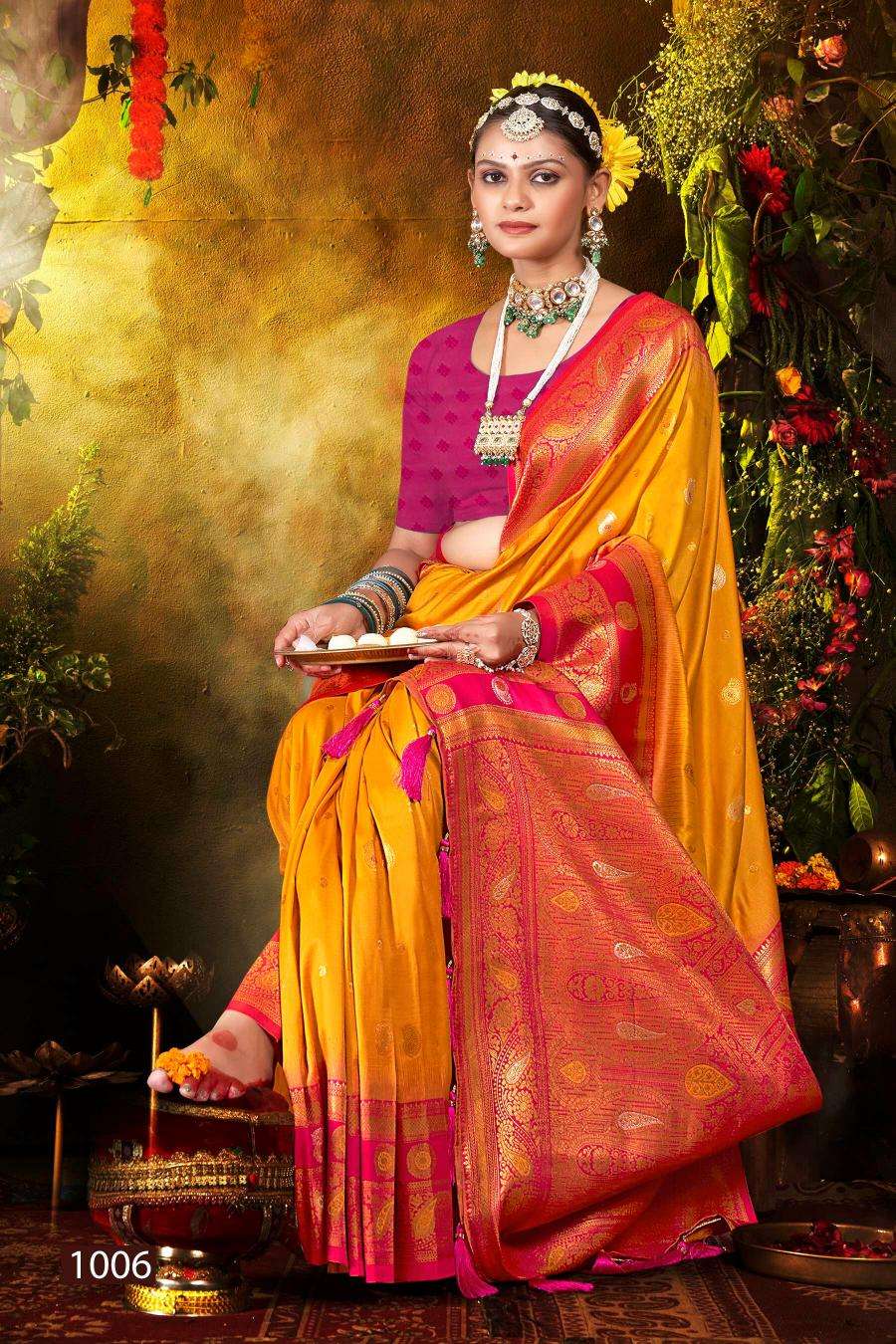 Saroj Meraki silk vol.2 50*600 Best saree collection online