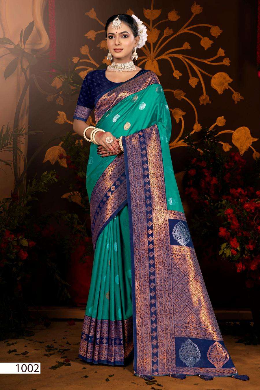 Saroj Meraki silk vol.6 50*600 Wholesale saree market in Surat online