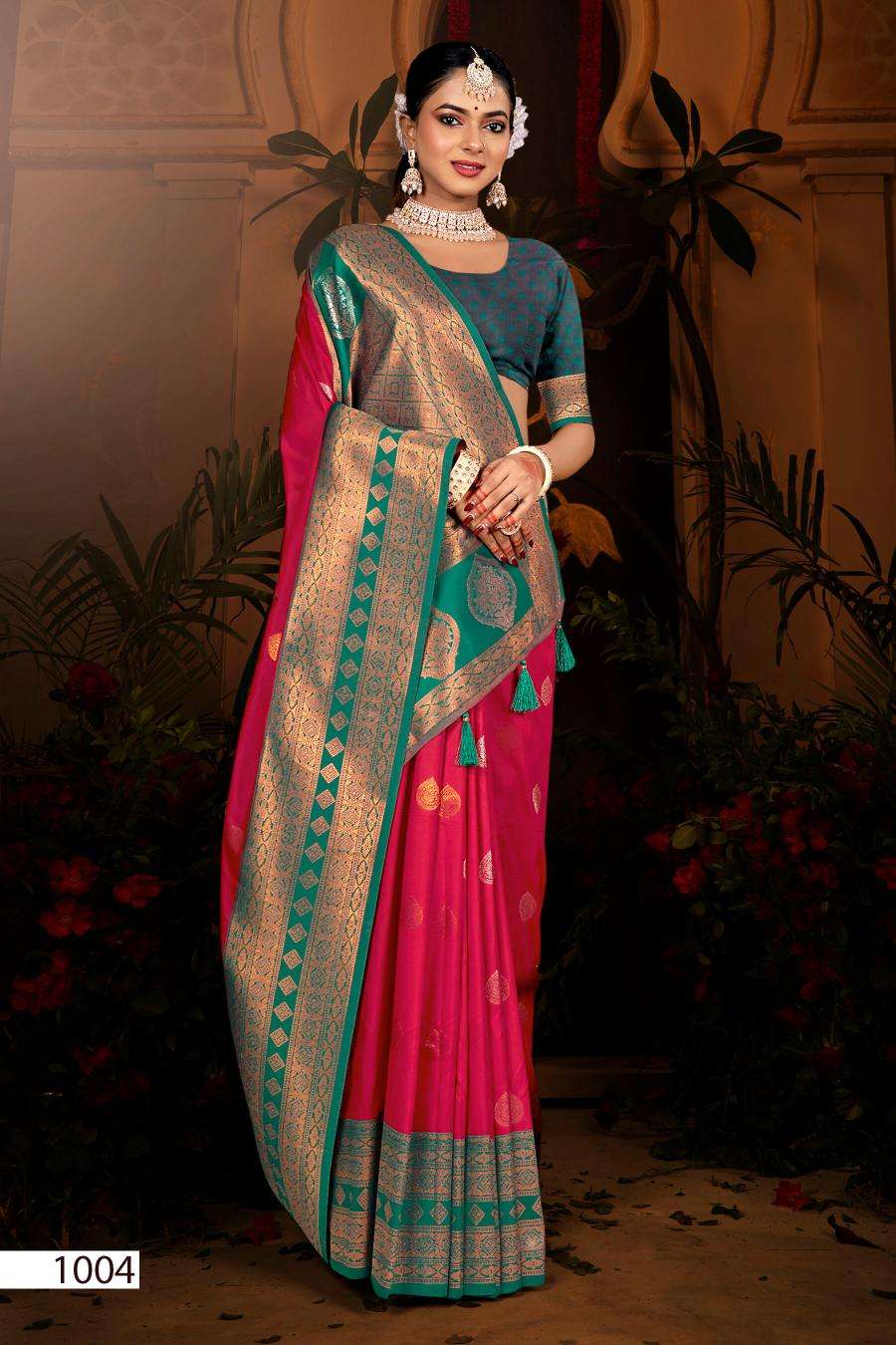 Saroj Meraki silk vol.6 50*600 Wholesale saree market in Surat online