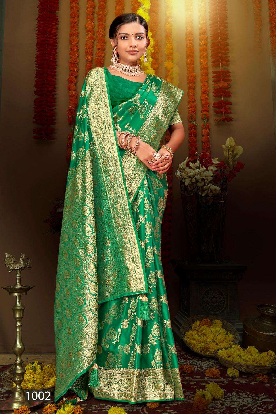 Saroj Milan Satin silk vol.2 Saree suppliers