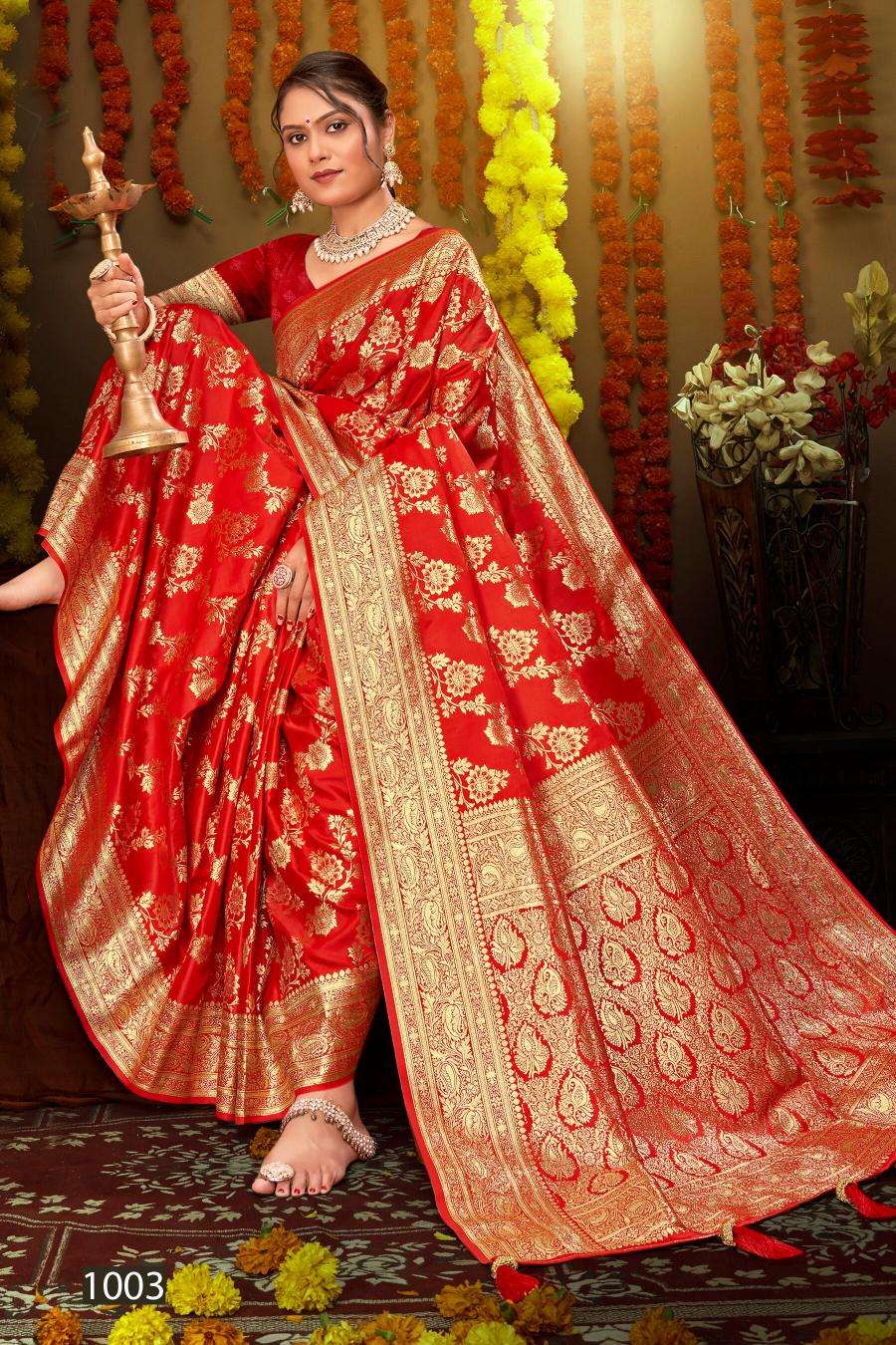 Saroj Milan Satin silk vol.2 Saree suppliers