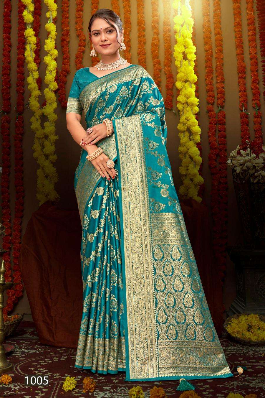 Saroj Milan Satin silk vol.2 Saree suppliers