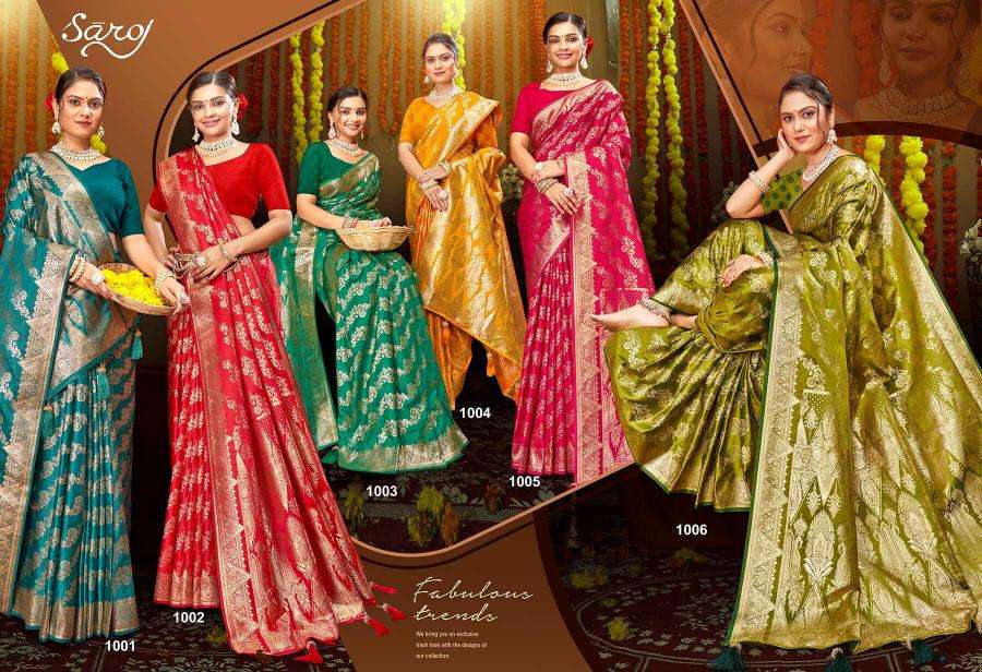 Saroj Milan Satin silk vol.3 Wholesale Saree distributors