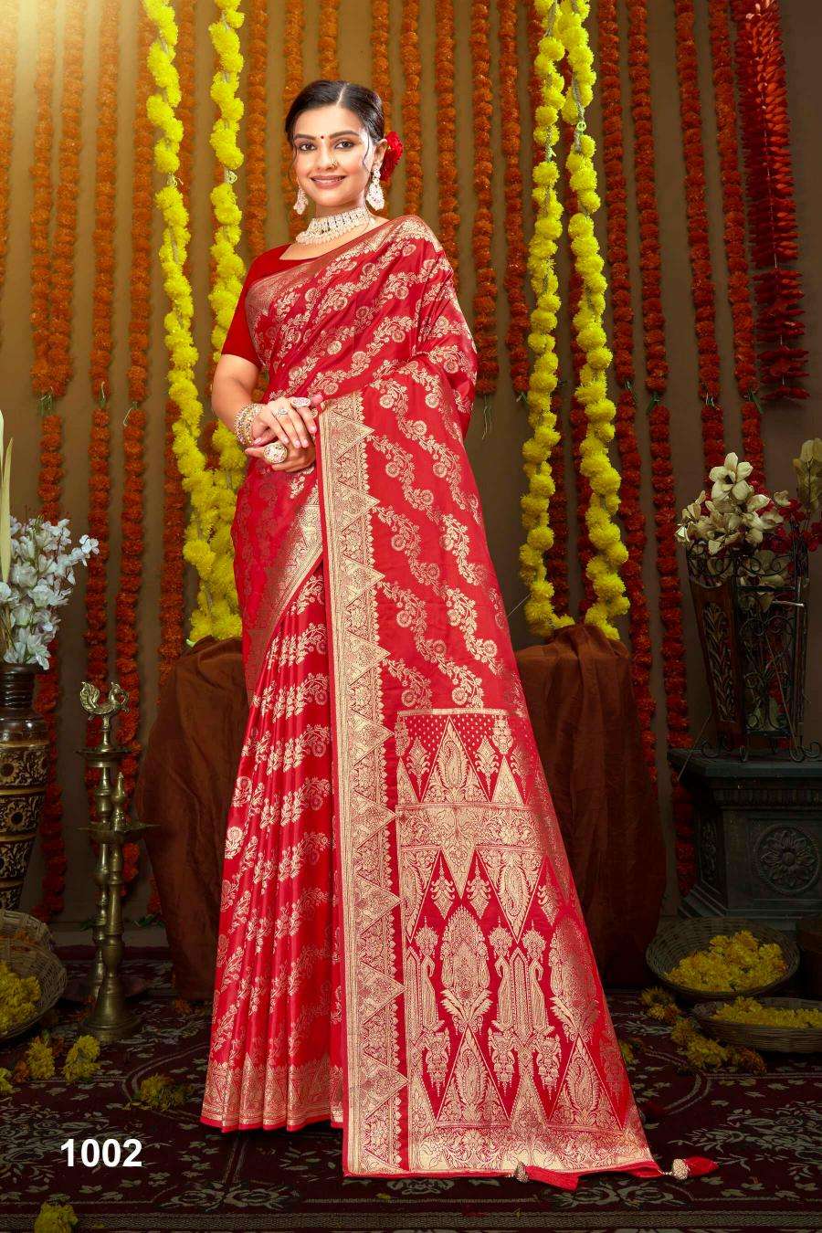 Saroj Milan Satin silk vol.3 Wholesale Saree distributors