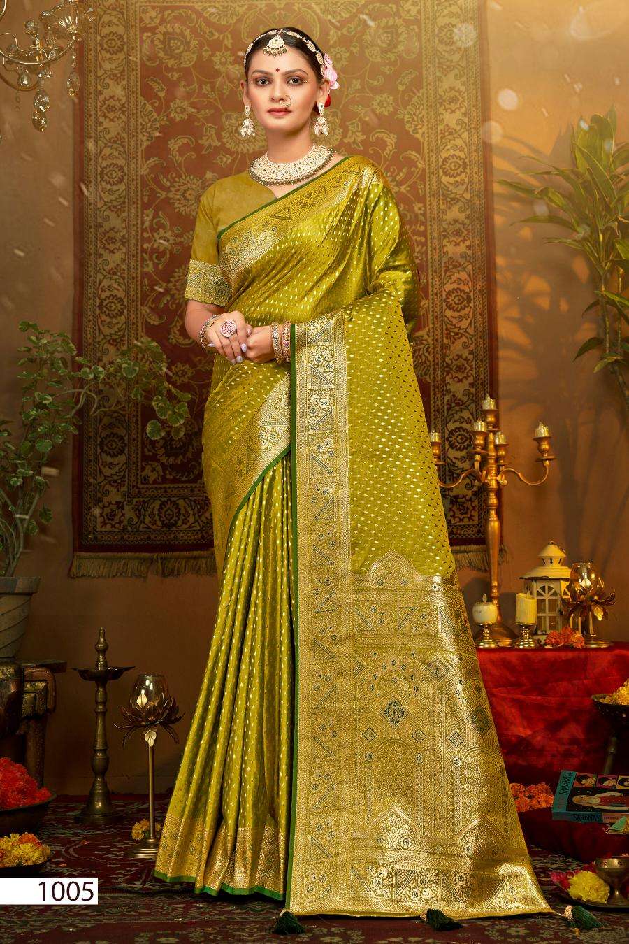 Saroj Milan Satin silk vol.4 Indian Saree wholesalers