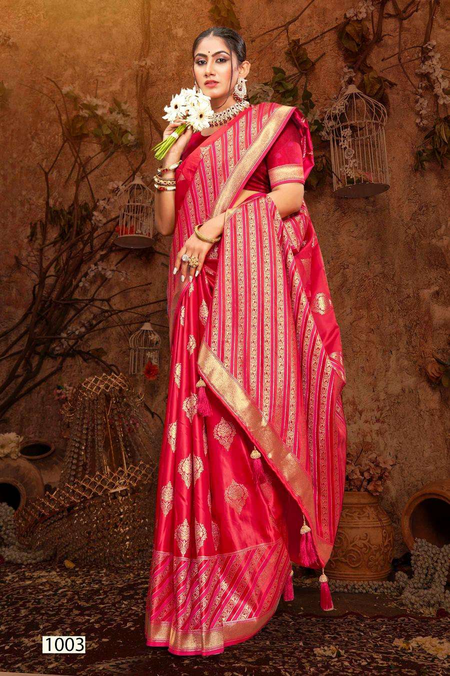 Saroj Milan Satin silk vol.7 Saree wholesalers in Gujarat