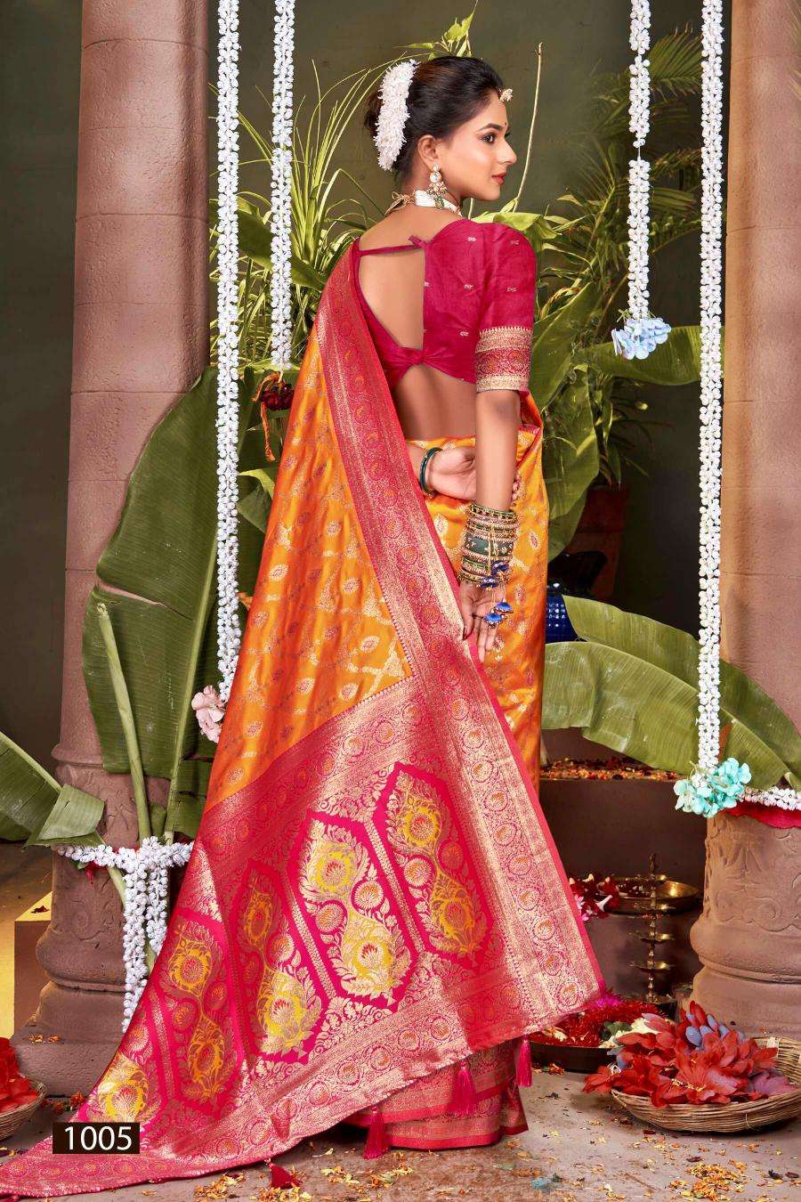 Saroj Muarak silk swarovski vol.4 Saree Manufacturer India