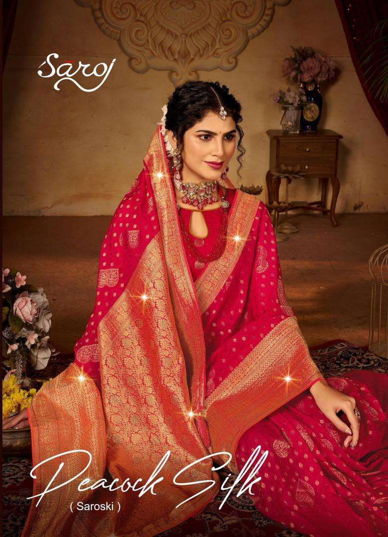 Saroj Peacock vol. 1  Surat wholesale saree market