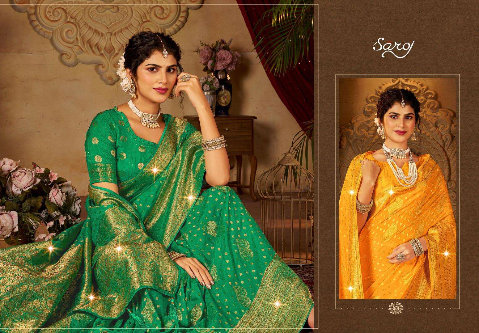 Saroj Peacock vol. 1  Surat wholesale saree market