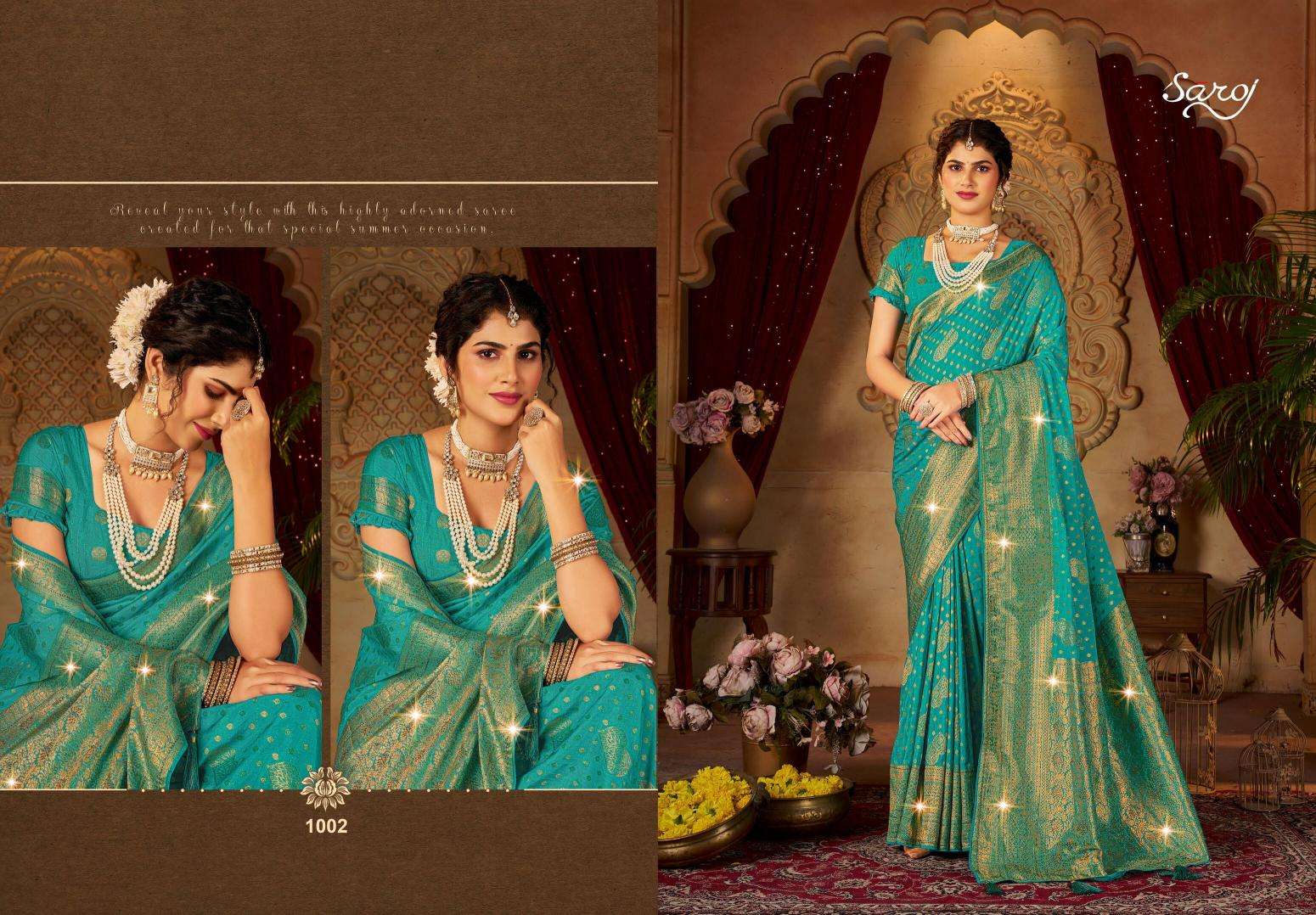 Saroj Peacock vol. 1  Surat wholesale saree market