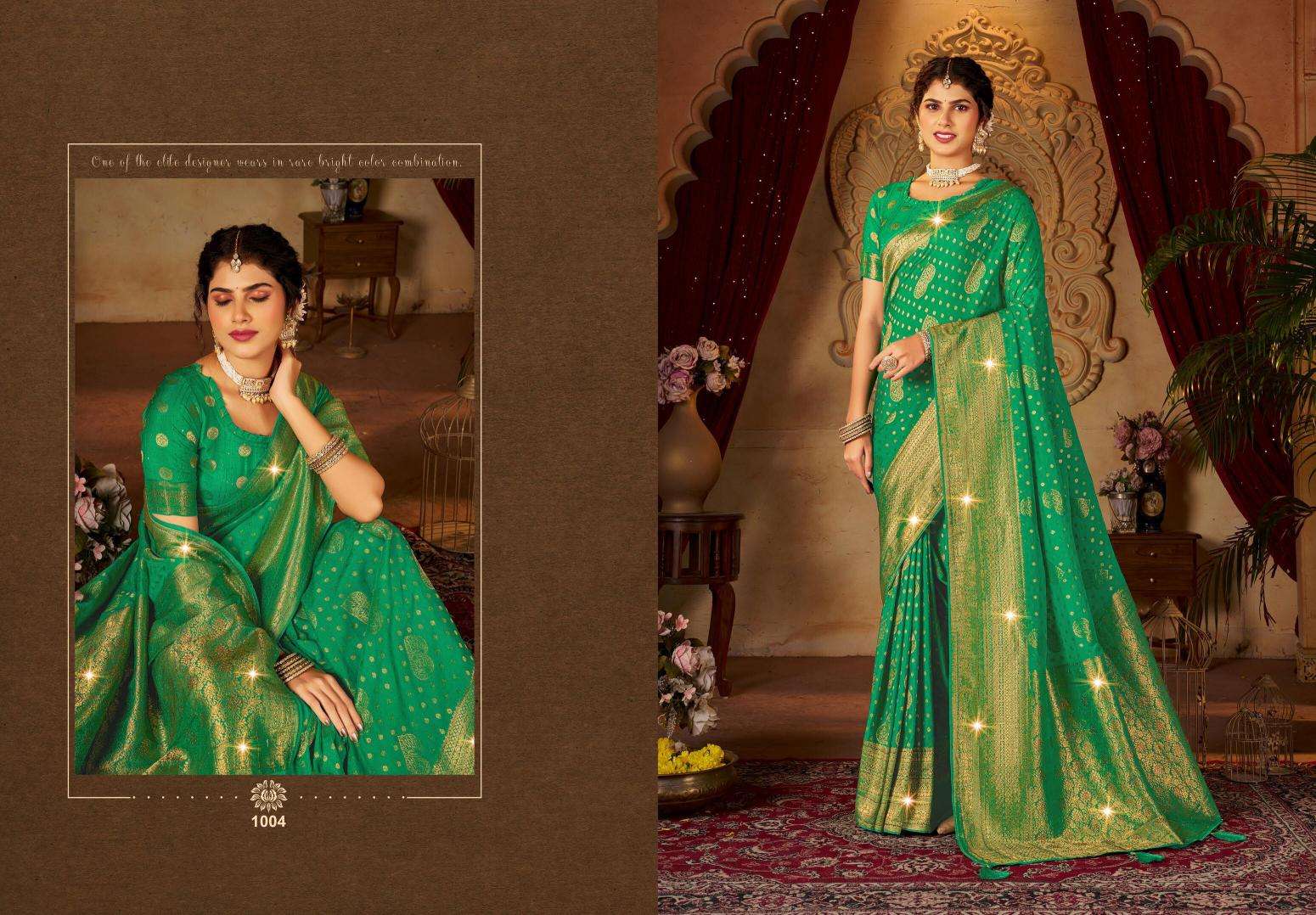 Saroj Peacock vol. 1  Surat wholesale saree market