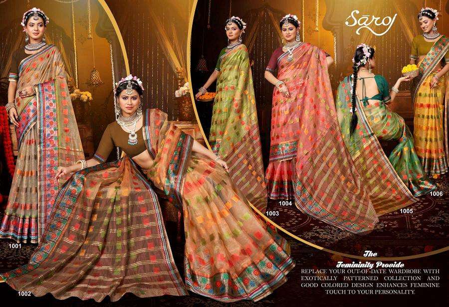 Saroj Pretty woman tissue vol.2 Surat saree industry