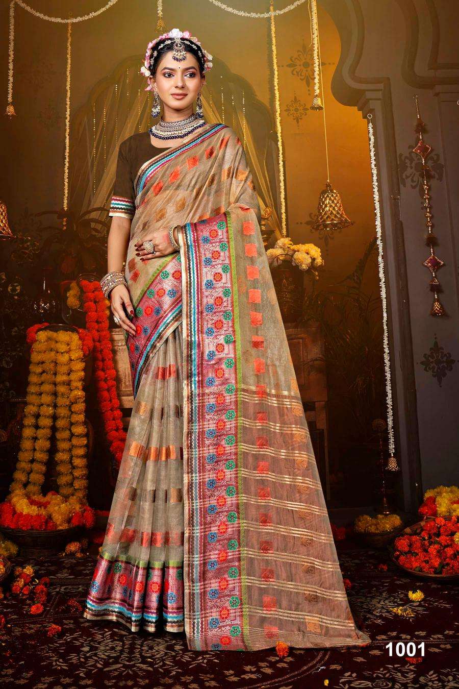 Saroj Pretty woman tissue vol.2 Surat saree industry