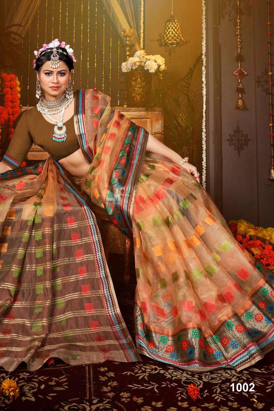 Saroj Pretty woman tissue vol.2 Surat saree industry