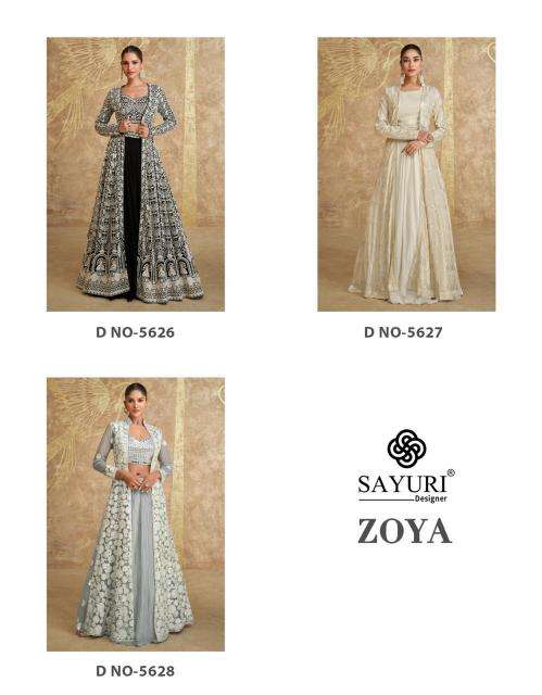 Sayuri Zoya Designer Indo Western Wear catalogs with price