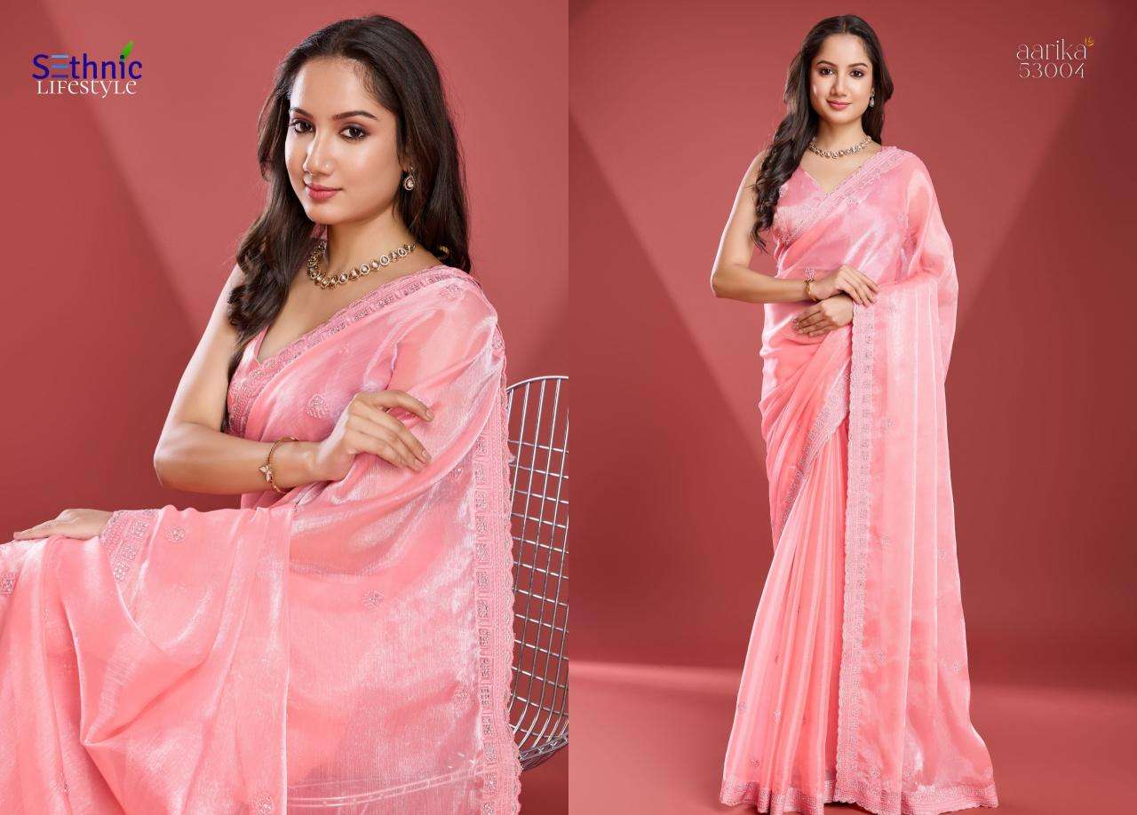 Sethnic Aarika Silk saree wholesale market in Kolkata