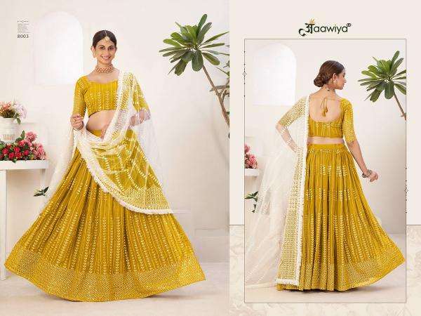 SIYA VOL-1 MUSTARD 8003 THIS WEDDING SEASON Lehenga choli distributors in Surat