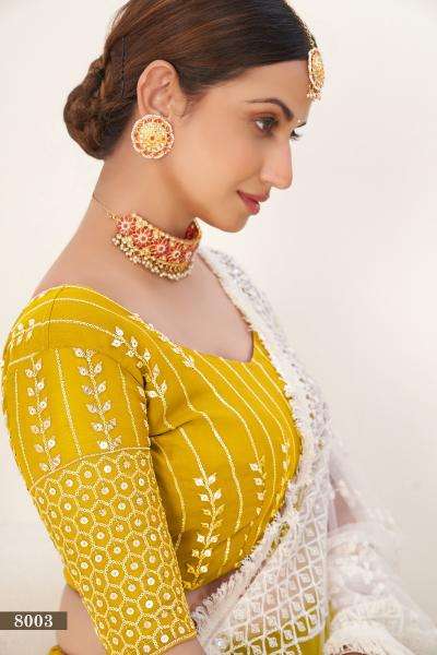 SIYA VOL-1 MUSTARD 8003 THIS WEDDING SEASON Lehenga choli distributors in Surat