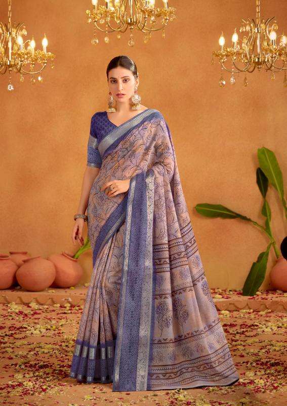 Sr Kalakruti Soft Cotton Printed Wholesale saree suppliers in Ahmedabad