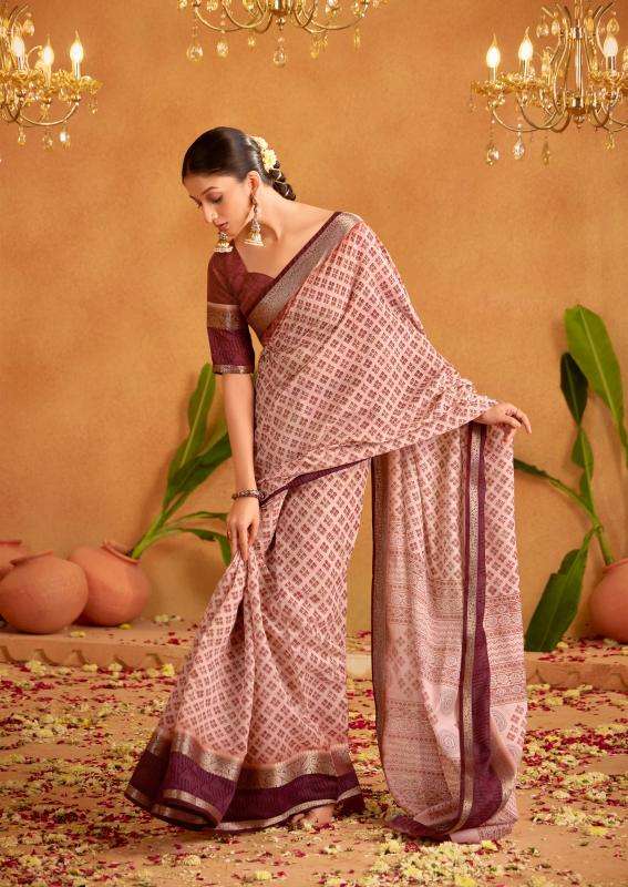 Sr Kalakruti Soft Cotton Printed Wholesale saree suppliers in Ahmedabad