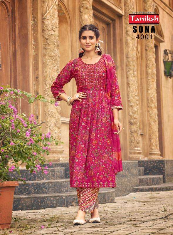 TANIKSH SONA Vol 4 Latest kurti designs at wholesale rates in Kolkata