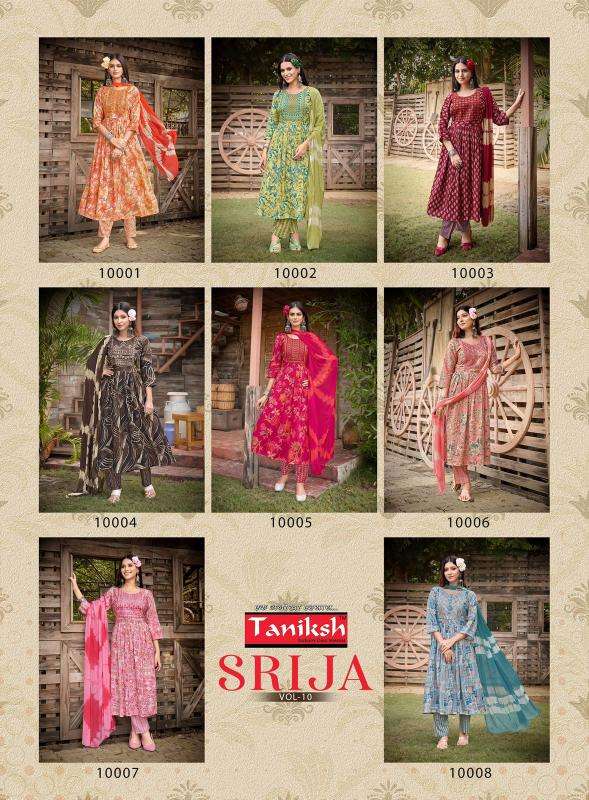 TANIKSH SRIJA Vol 10 Wholesale designer kurtis in Ahmedabad