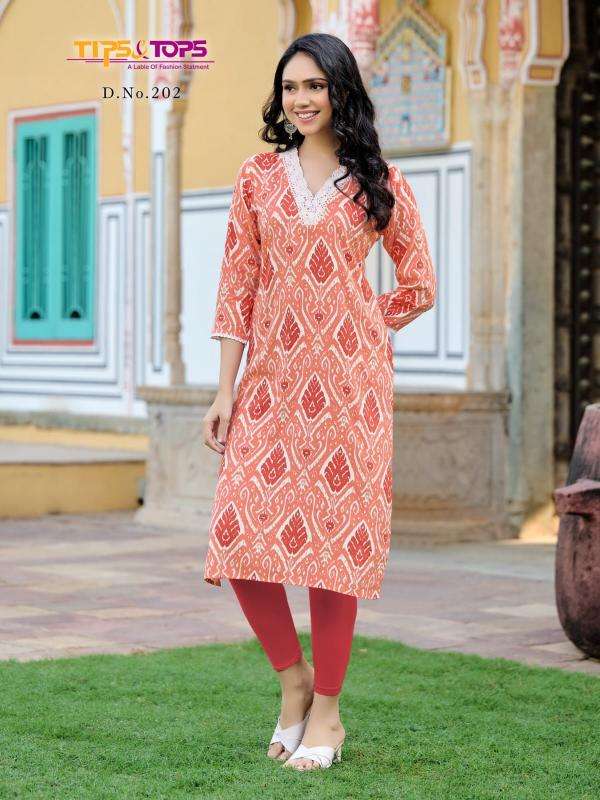 TIPS & TOPS VIANA Vol 2 Kurti manufacturers in Gujarat