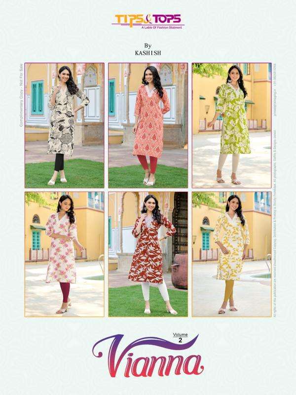 TIPS & TOPS VIANA Vol 2 Kurti manufacturers in Gujarat