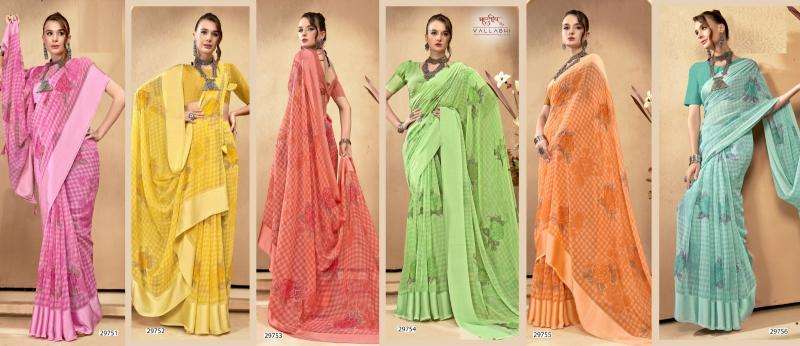 Vallabhi Gaurisha Vol 3 Sarees bulk buy