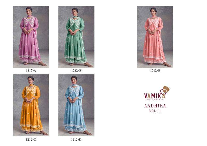 VAMIKA AADHIRA Vol 11 Surat Kurti Wholesale Market