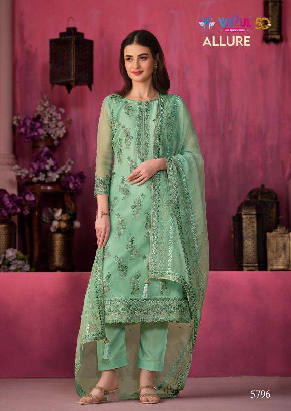 Vipul Allure Unstitched Dress Materials Wholesaler