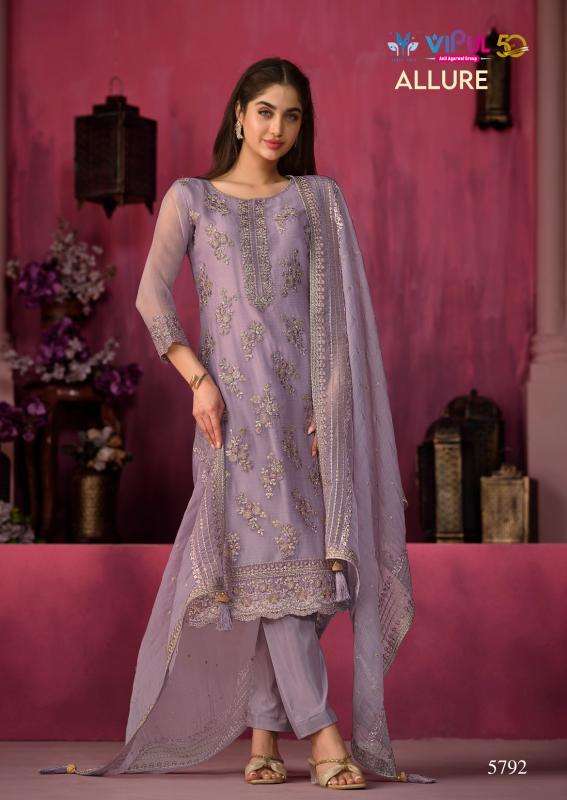 Vipul Allure Unstitched Dress Materials Wholesaler