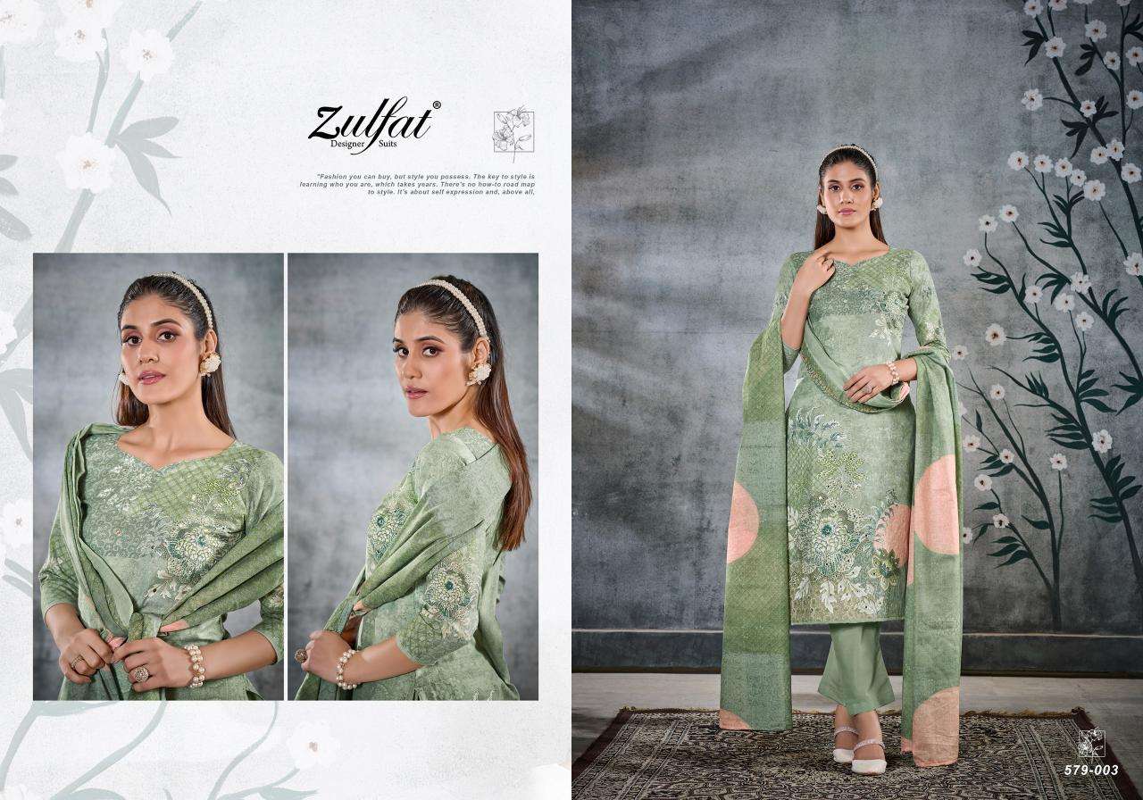 Zulfat Summer Swag Vol 4 Fancy dress materials wholesale