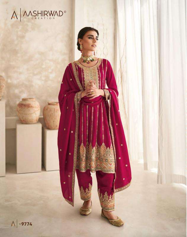 Aashirwad Gulkand Romani Designer Indian suits wholesale