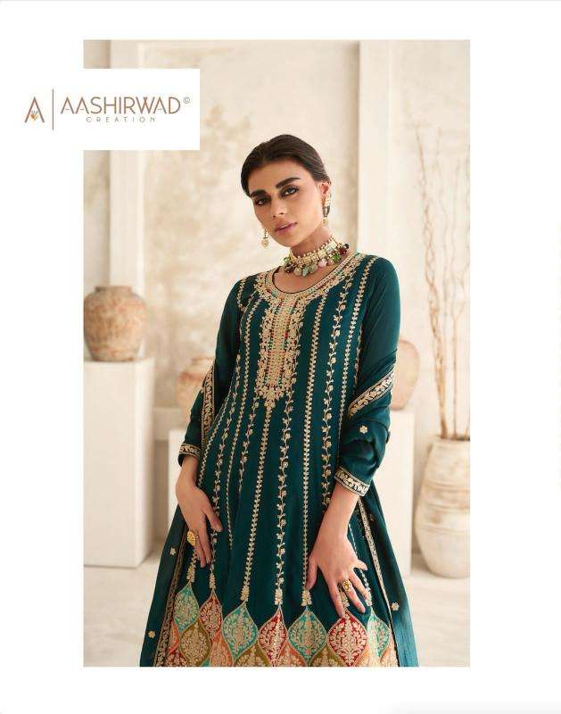 Aashirwad Gulkand Romani Designer Indian suits wholesale