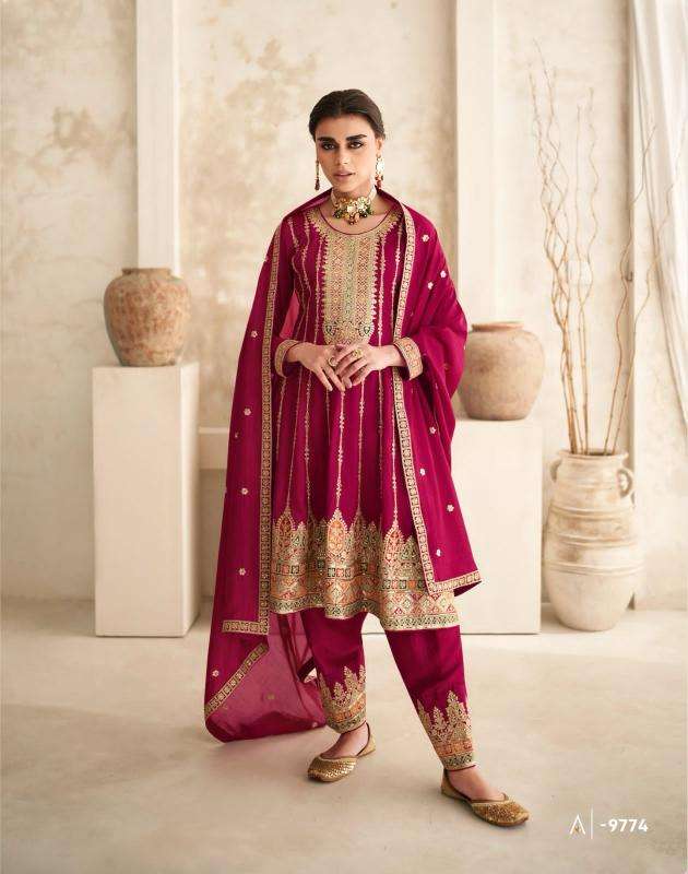 Aashirwad Gulkand Romani Designer Indian suits wholesale