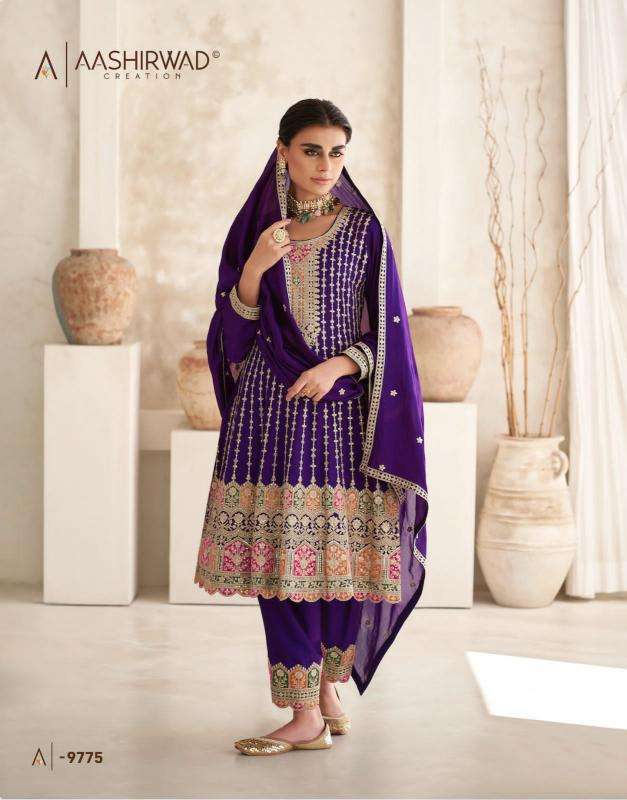 Aashirwad Gulkand Romani Designer Indian suits wholesale