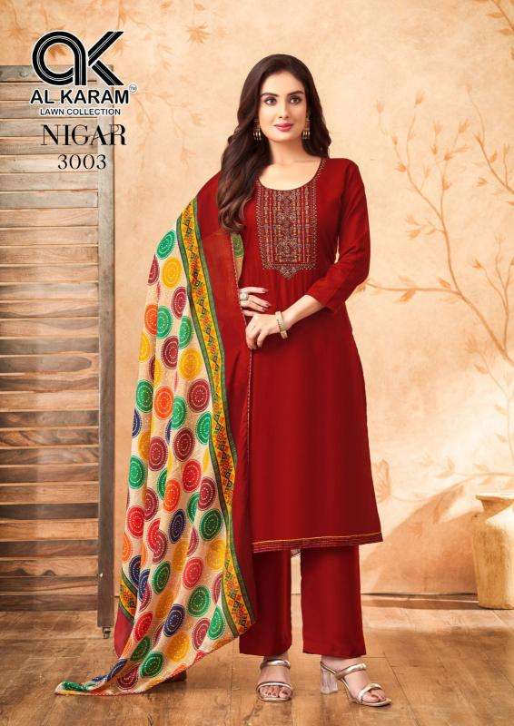 Al Karam Nigar Vol 3 Designer dress material wholesale