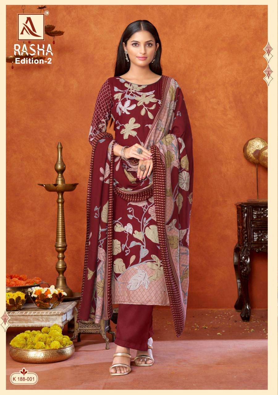 Alok Rasha Dress Material Wholesalers in Rajkot