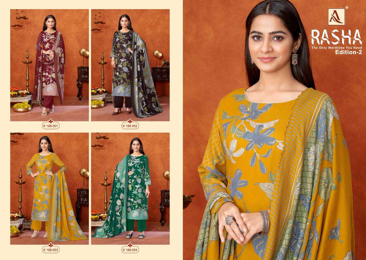 Alok Rasha Dress Material Wholesalers in Rajkot