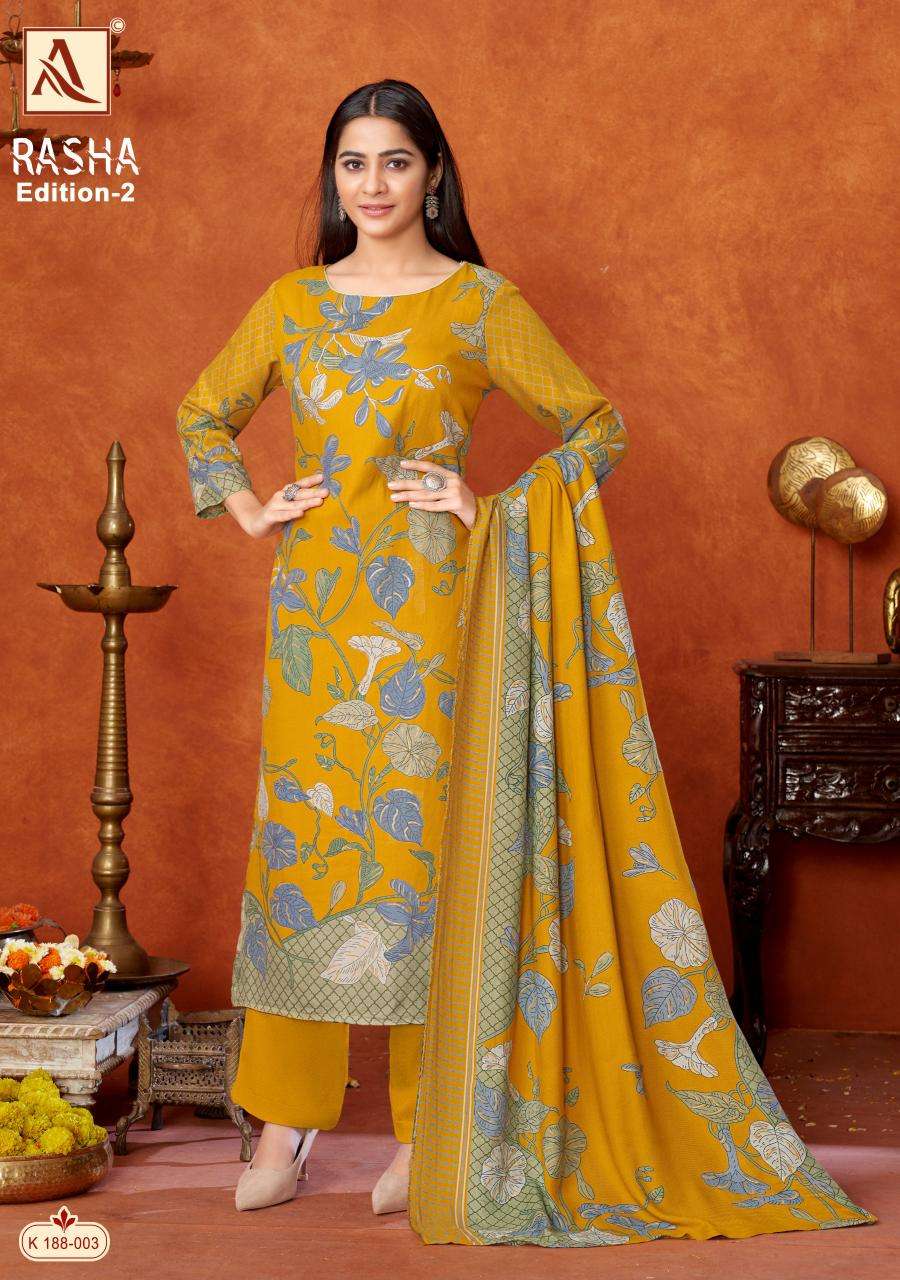 Alok Rasha Dress Material Wholesalers in Rajkot