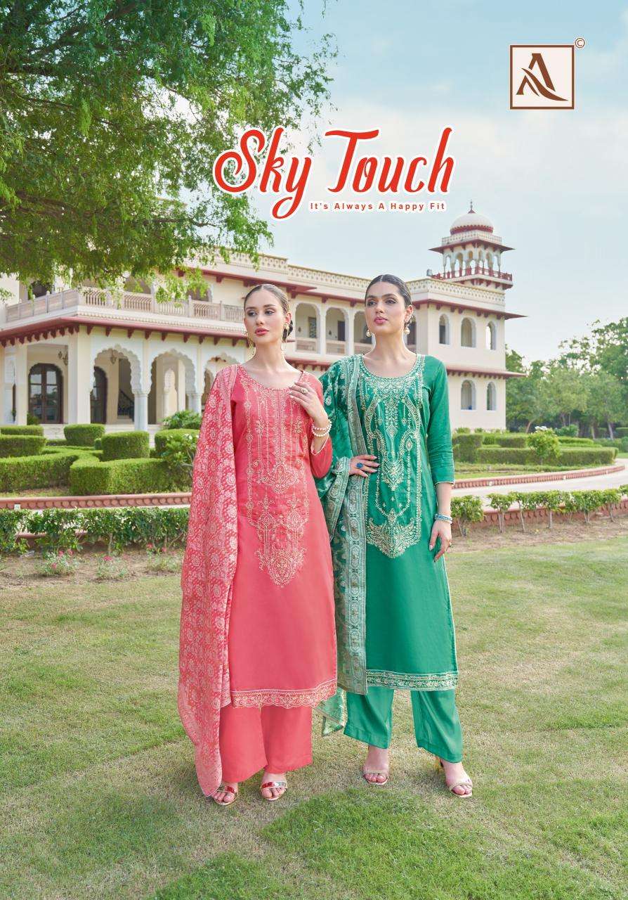 Alok Sky Touch Dress Material Manufacturers in Surat