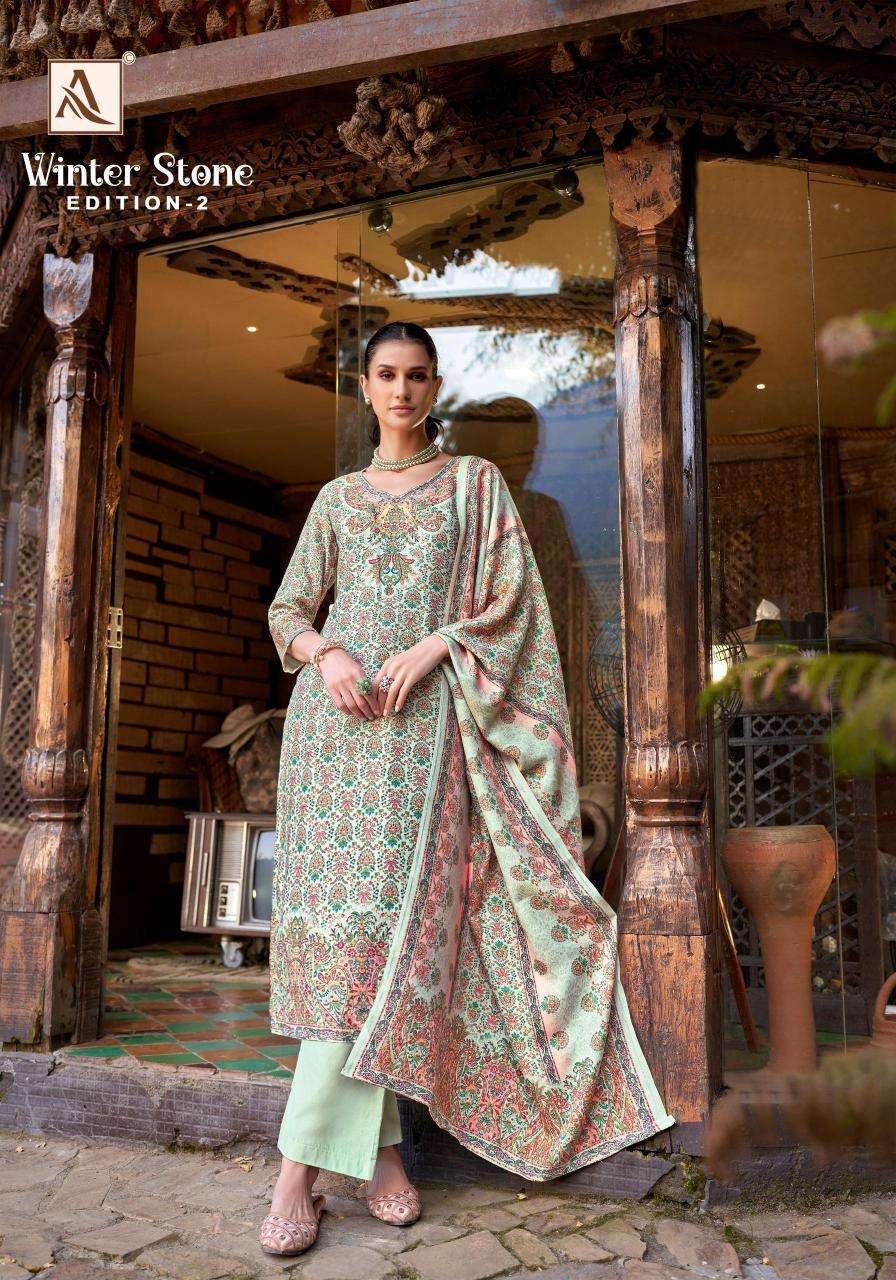 Alok Winter Stone Vol 2 Wholesale dress material market in Ahmedabad