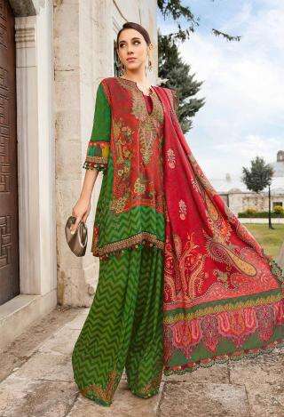 Alzohaib Az 1097 Chiffon Dupatta Surat net salwar kameez wholesale